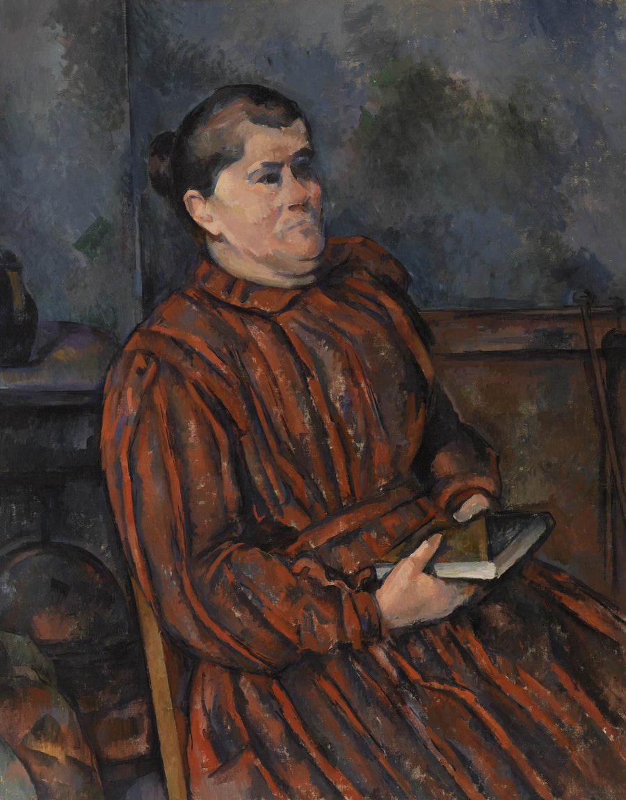 Porträt einer Frau - Paul Cézanne