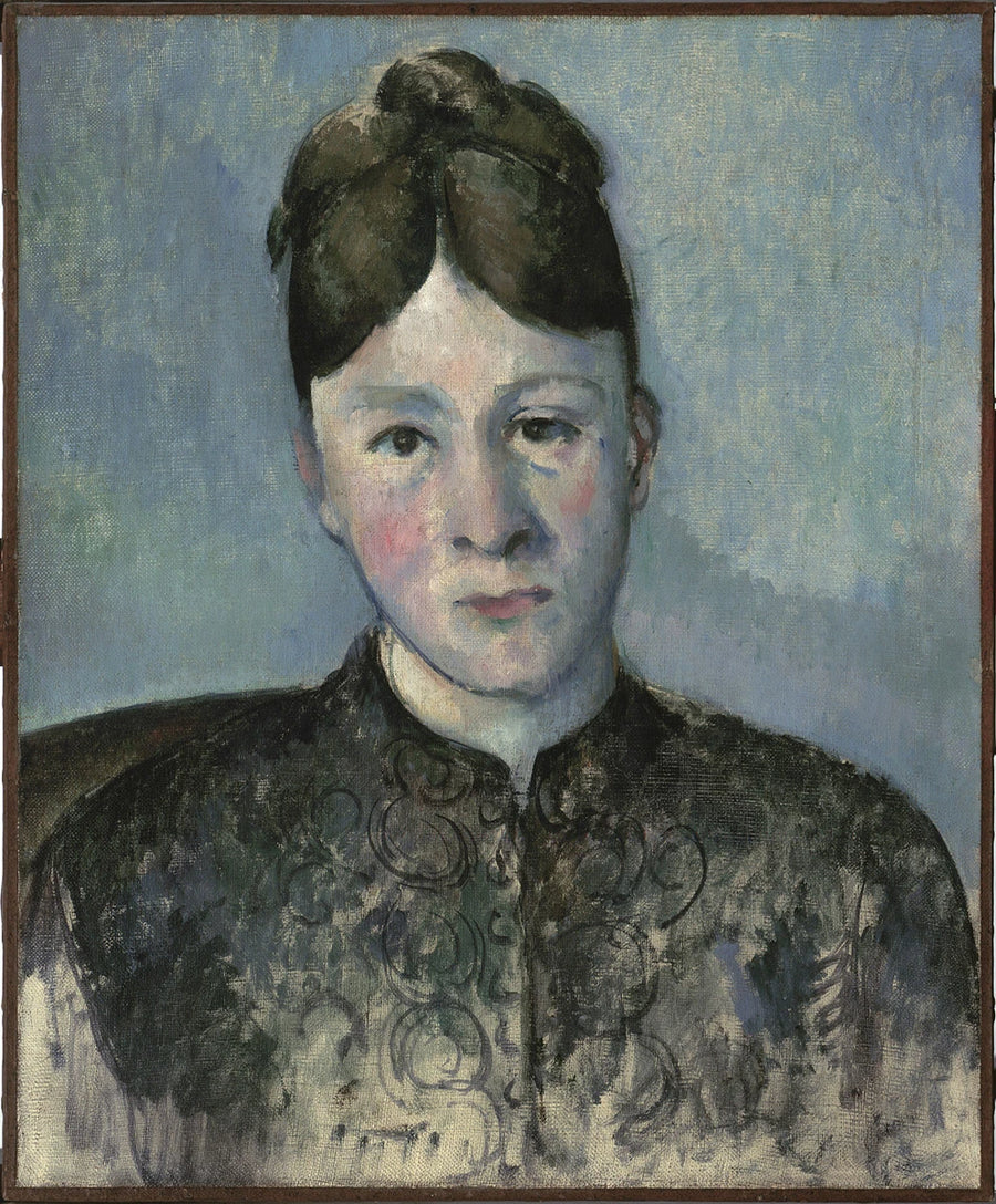 Porträt von Madame Cézanne - Paul Cézanne