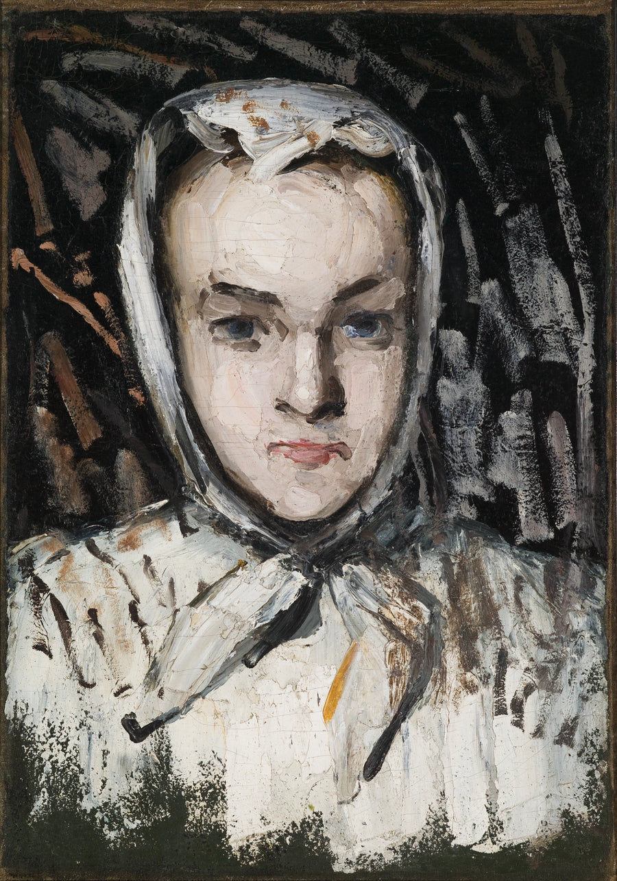 Porträt von Marie Cézanne, Schwester des Künstlers - Paul Cézanne