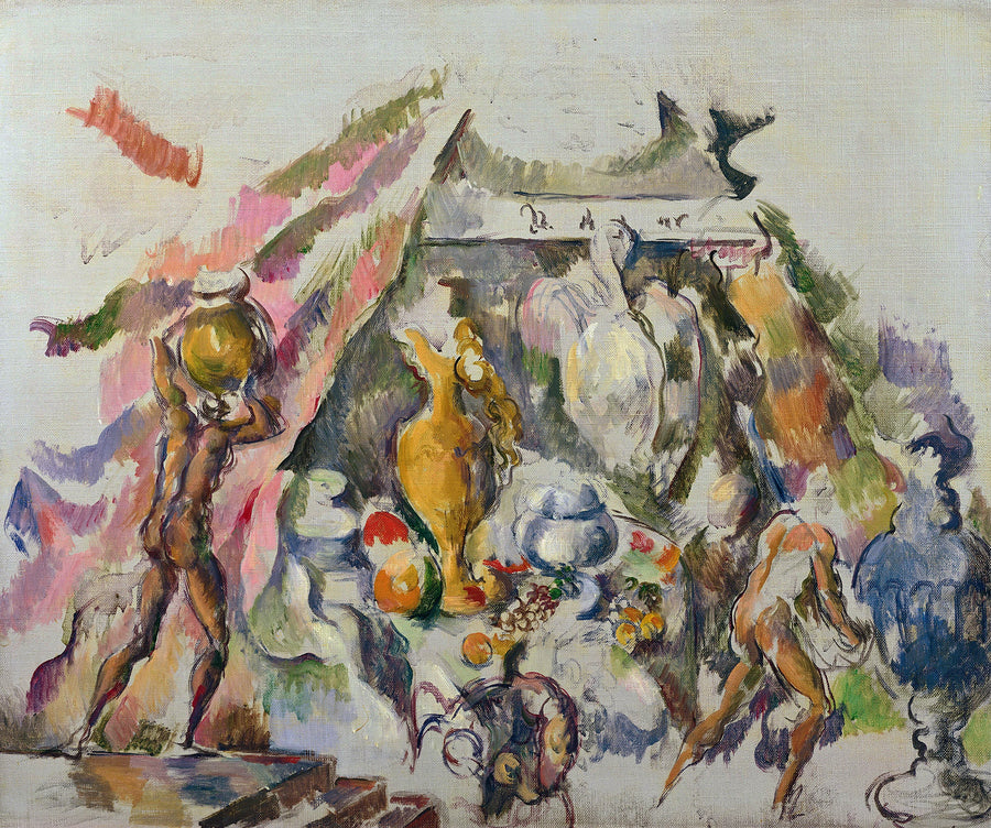 Die Vorbereitung des Banketts - Paul Cézanne