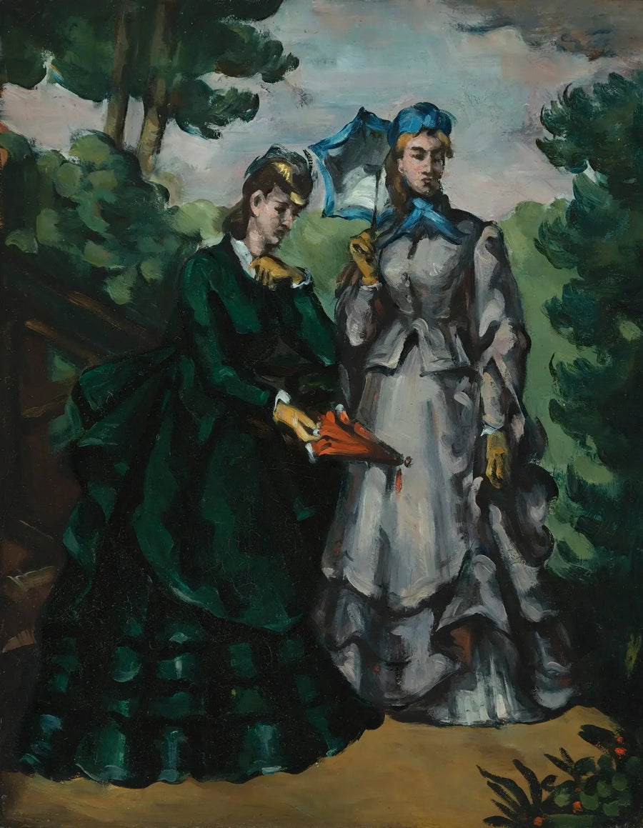 Der Spaziergang - Paul Cézanne