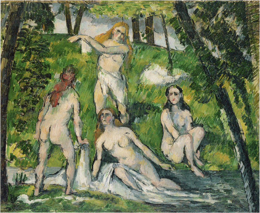 Vier Badende - Paul Cézanne