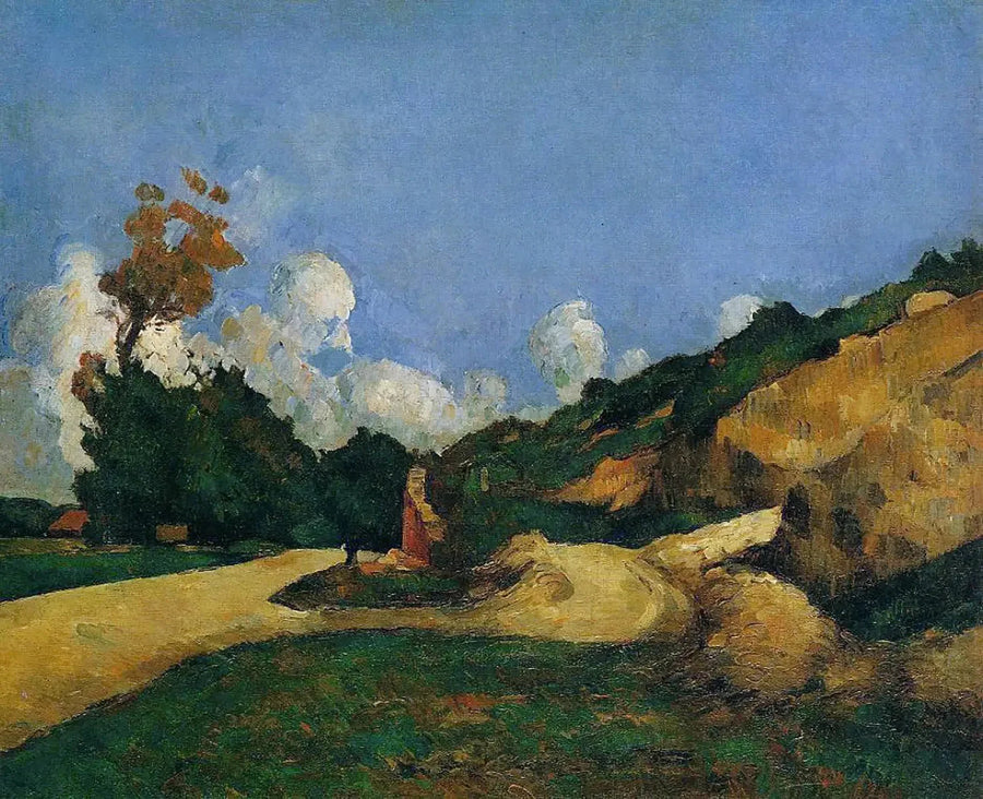 Die Straße - Paul Cézanne