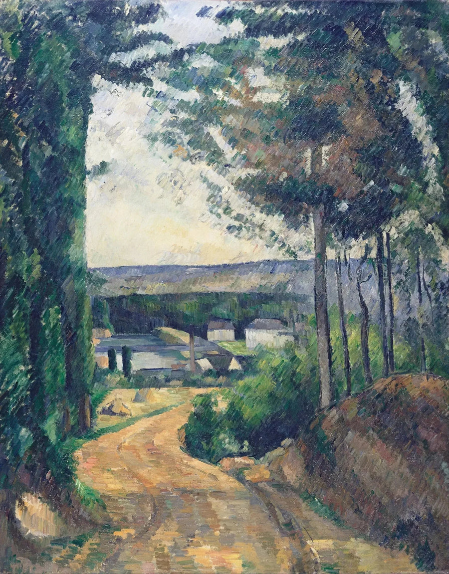Der Weg zum Teich - Paul Cézanne