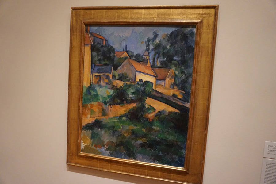 Die gewundene Straße in Montgeroult - Paul Cézanne
