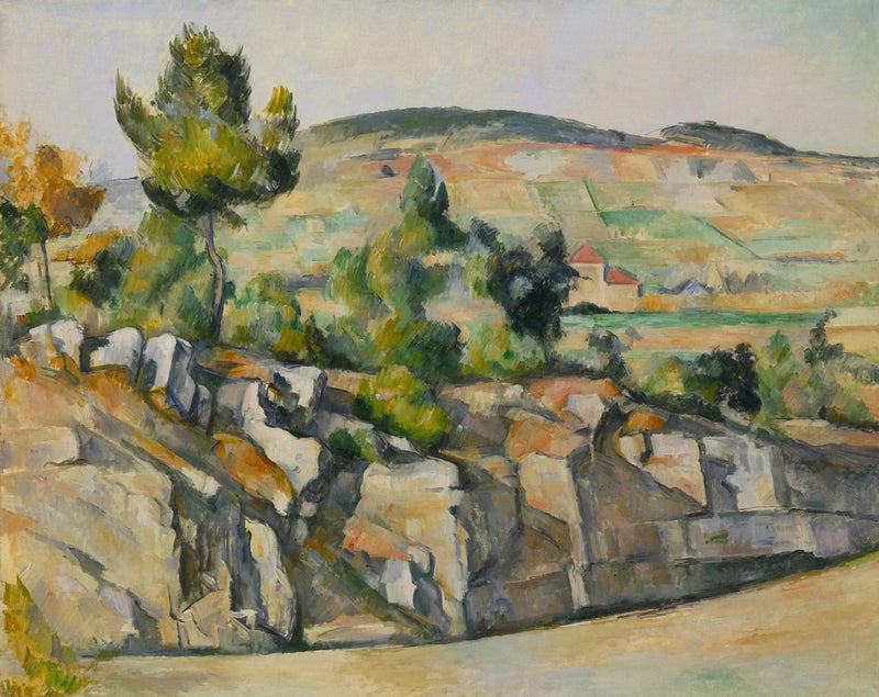 Die Straße in der Provence - Paul Cézanne