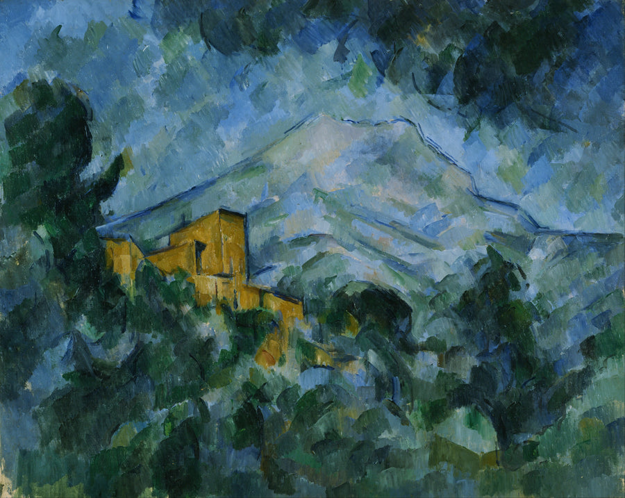 Der Berg Sainte-Victoire und Château Noir - Paul Cézanne