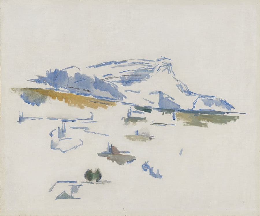 Der Berg Sainte-Victoire gesehen von den Lauves - Paul Cézanne