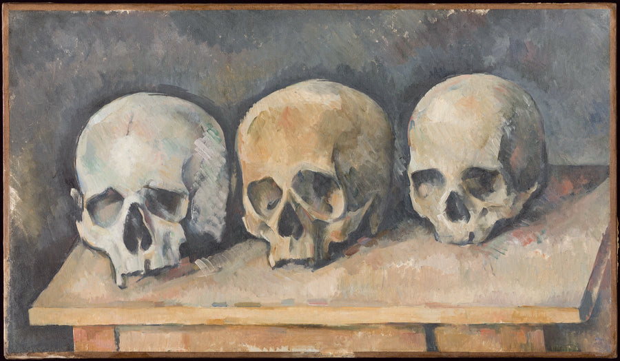 Drei Schädel - Paul Cézanne