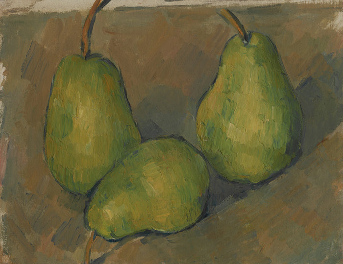 Drei Birnen, 1878-1879-Paul Cézanne