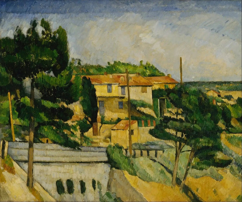Die Viadukt in L'Estaque - Paul Cézanne