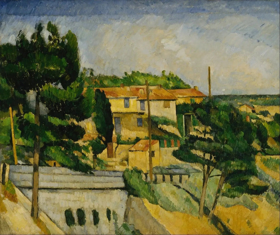 Die Viadukt in L'Estaque - Paul Cézanne