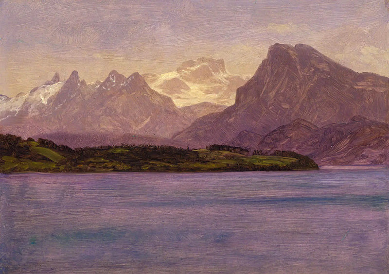 Küstenkette Alaskas - Albert Bierstadt