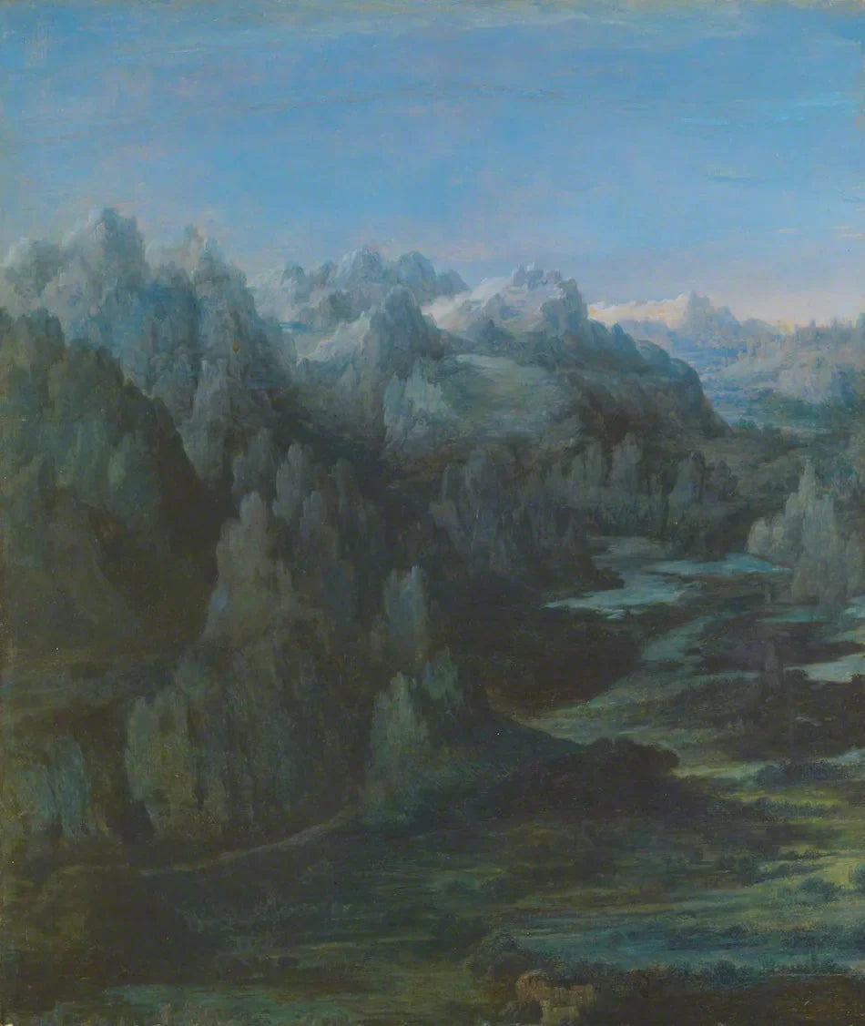 Chaîne de montagnes - Albrecht Altdorfer image 1 copie de tableau peinte à la main