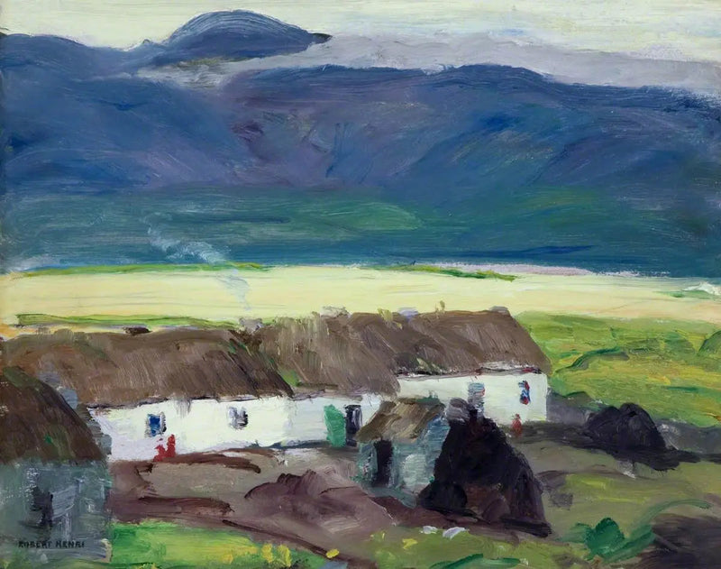 Chalets, Achill-Insel, County Mayo - Robert Henri