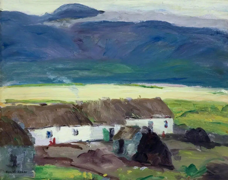 Chalets, Achill-Insel, County Mayo - Robert Henri