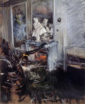 Atelier eines Malers - Giovanni Boldini