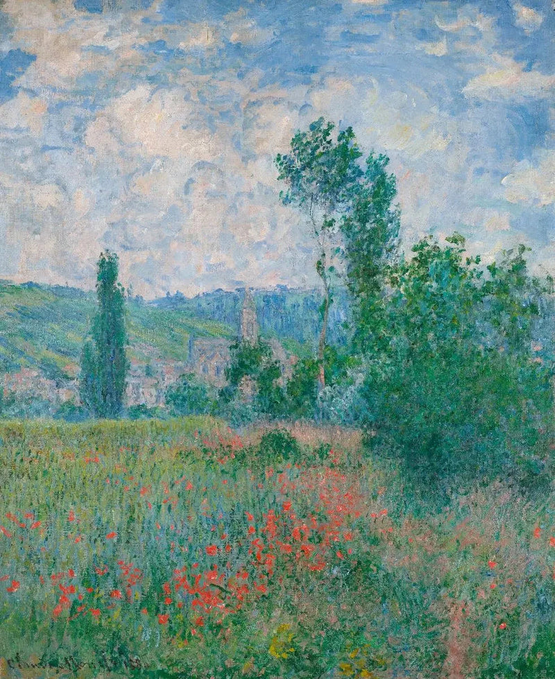 Mohnfeld W593 - Claude Monet