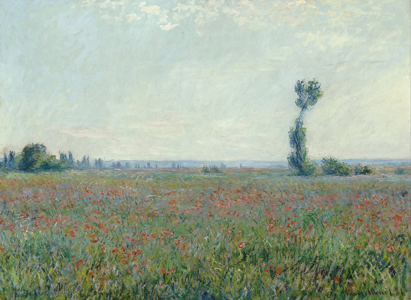 Mohnfeld W677 - Claude Monet
