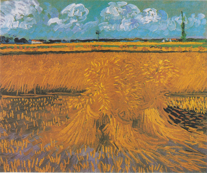 Weizenfeld mit Garben - Vincent van Gogh