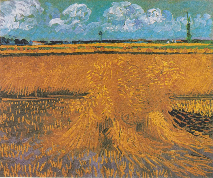 Weizenfeld mit Garben - Vincent van Gogh