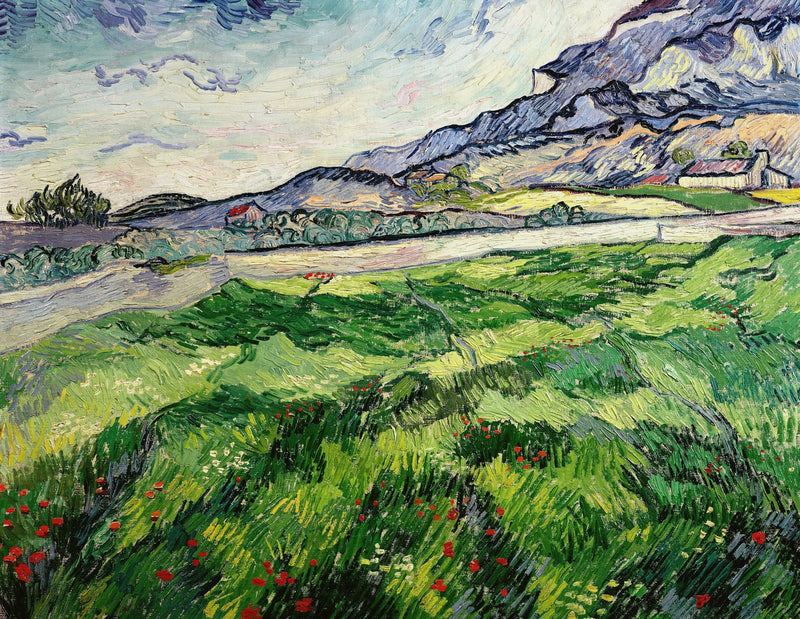 Grünes Weizenfeld - Vincent van Gogh