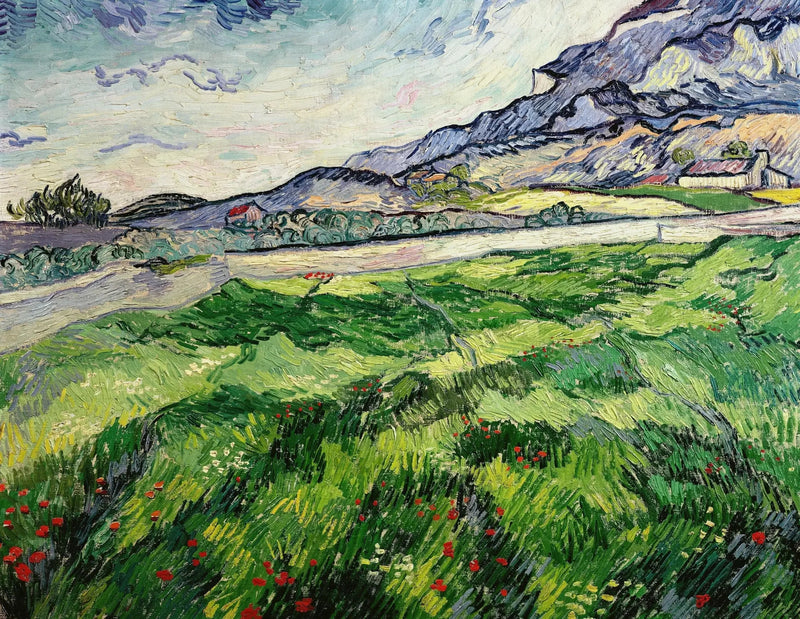 Grünes Weizenfeld - Vincent van Gogh