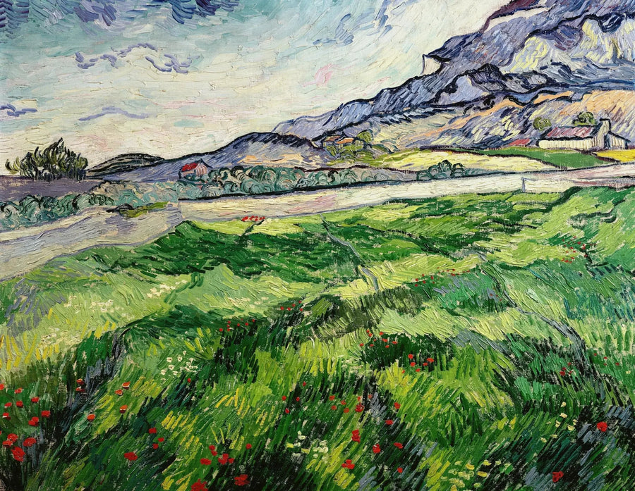 Grünes Weizenfeld - Vincent van Gogh
