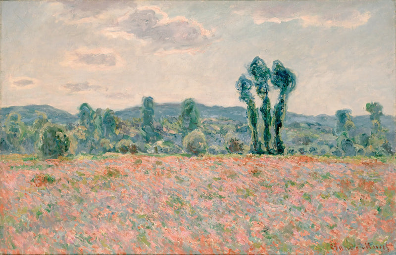 Mohnfeld - Claude Monet