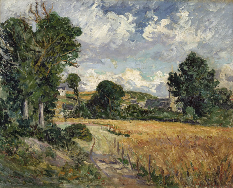 Maisfeld im Tal von Saint-Jean-du-Doigt - Maxime Maufra