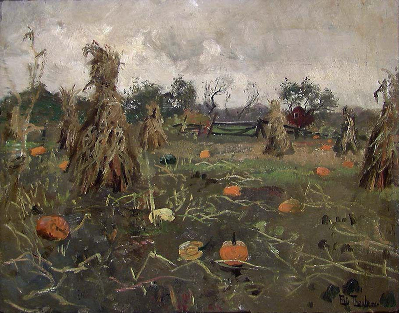 Melonenfeld in der Nähe von Pittsburgh, USA – Frits Thaulow