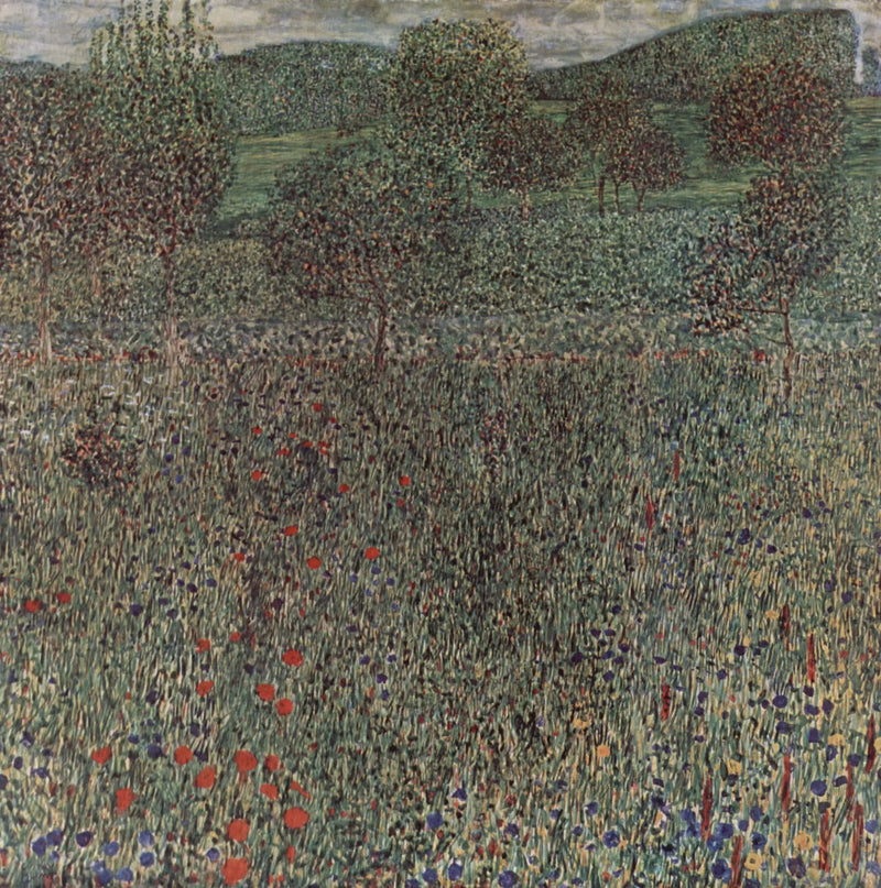Blühendes Feld - Gustav Klimt