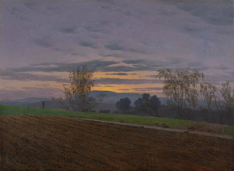 Bearbeiteter Acker - Caspar David Friedrich