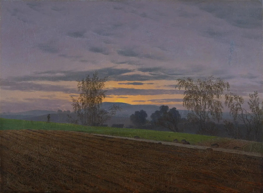 Bearbeiteter Acker - Caspar David Friedrich
