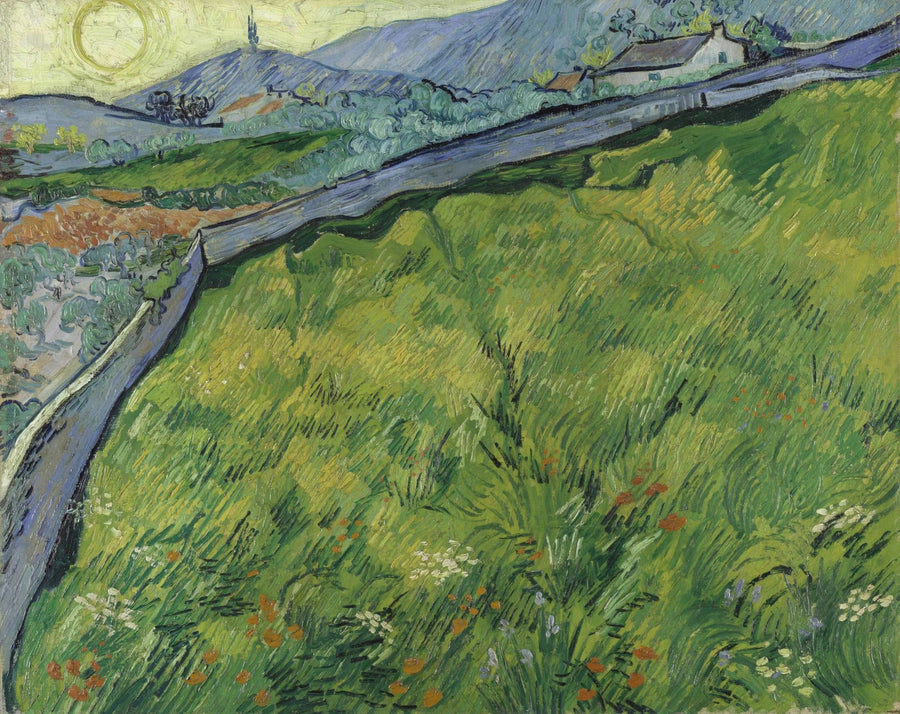 Frühlingsweizenfeld bei Sonnenaufgang - Vincent van Gogh