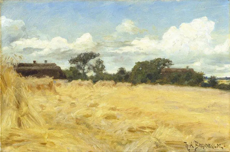 Weizenfeld. - H. A. Brendekilde