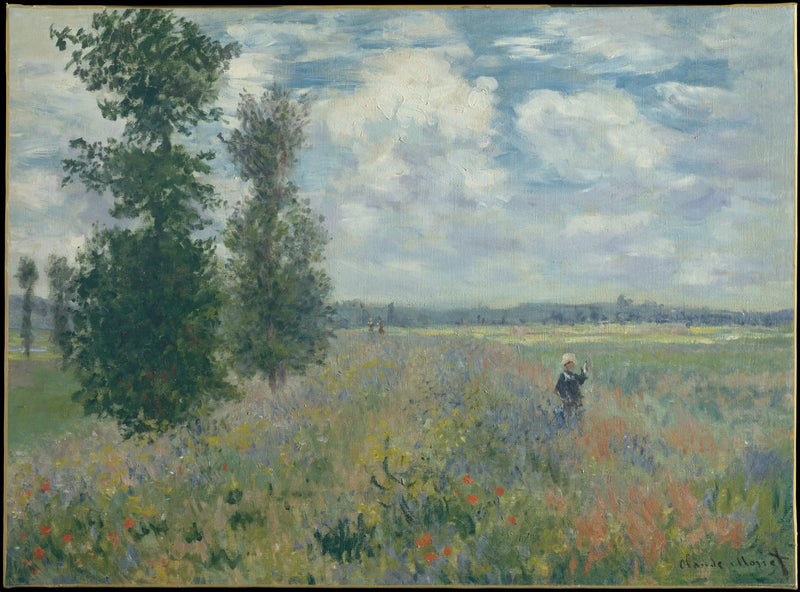 Mohnfelder bei Argentieu - Claude Monet