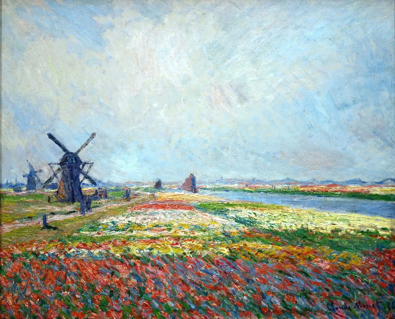 Tulpenfelder bei Den Haag - Claude Monet