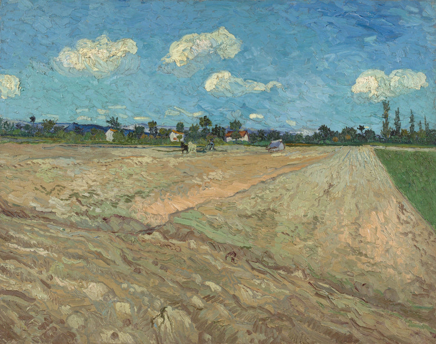 Gepflügte Felder - Vincent van Gogh