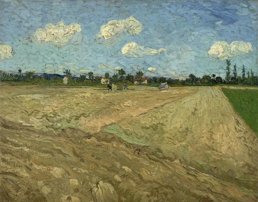 Gepflügte Felder - Vincent van Gogh