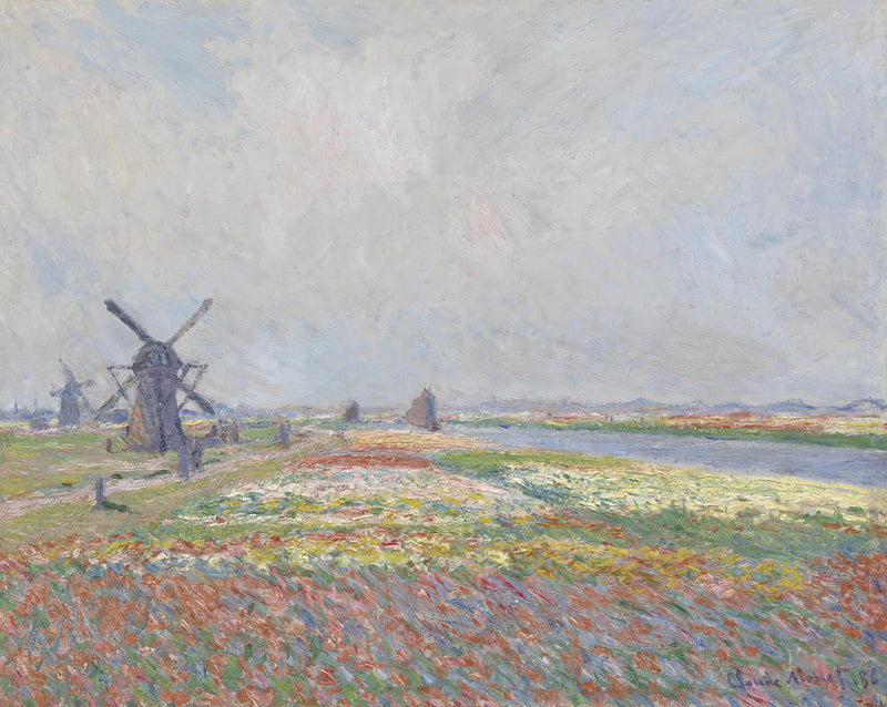 Tulpenfelder in der Nähe von Den Haag W1068 - Claude Monet