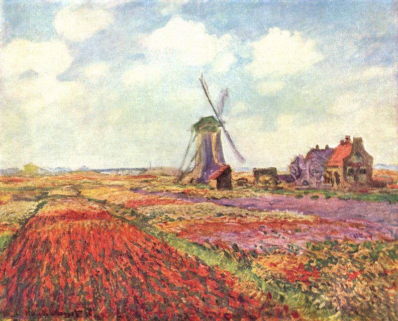 Tulpenfelder in Holland W1067 - Claude Monet