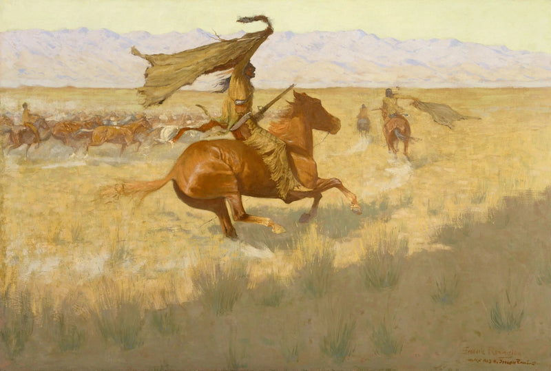 Eigentümerwechsel (La Bousculade ; Voleurs de chevaux) - Frederic Remington