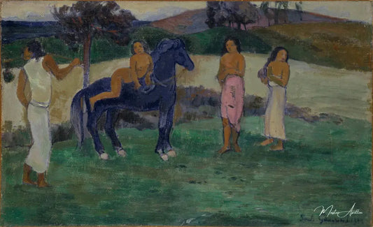 Changement de résidence - Paul Gauguin - Reproductions de tableaux et peintures haut de gamme