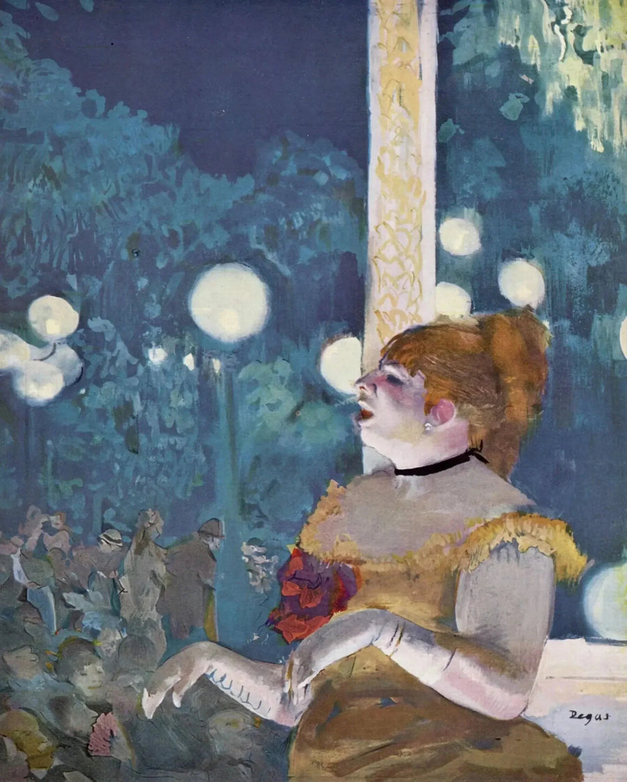 Im Café-Concert. Das Lied des Hundes - Edgar Degas