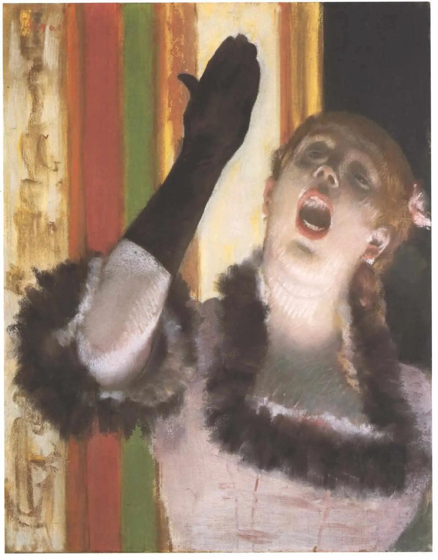 Café Sängerin - Edgar Degas