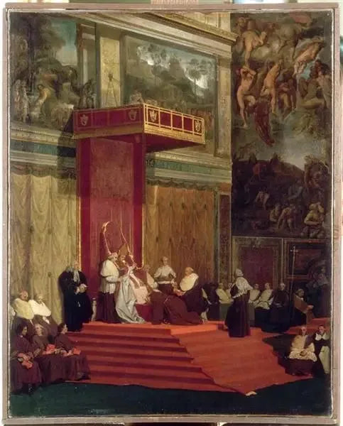 Kapelle des Papstes Pius VII - Jean-Auguste-Dominique Ingres