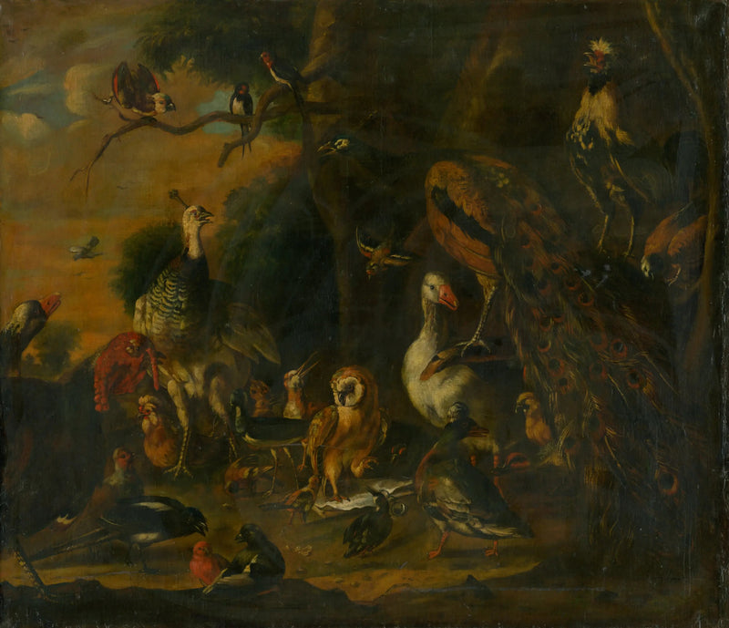 Jeder Vogel singt, als hätte er einen Schnabel - Melchior de Hondecoeter