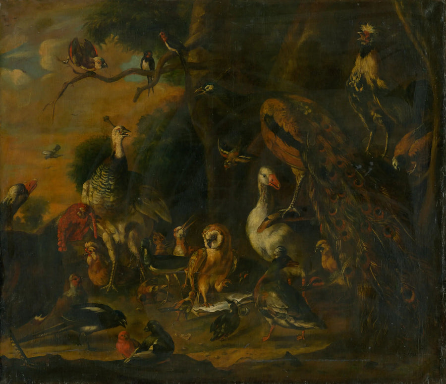 Jeder Vogel singt, als hätte er einen Schnabel - Melchior de Hondecoeter