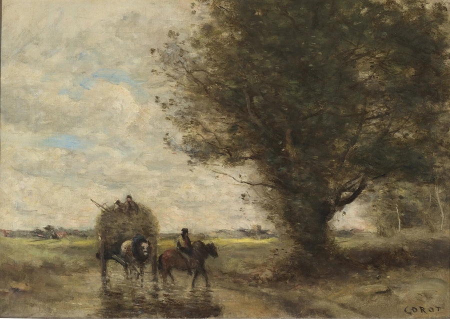 Heuwagen - Jean-Baptiste Camille Corot